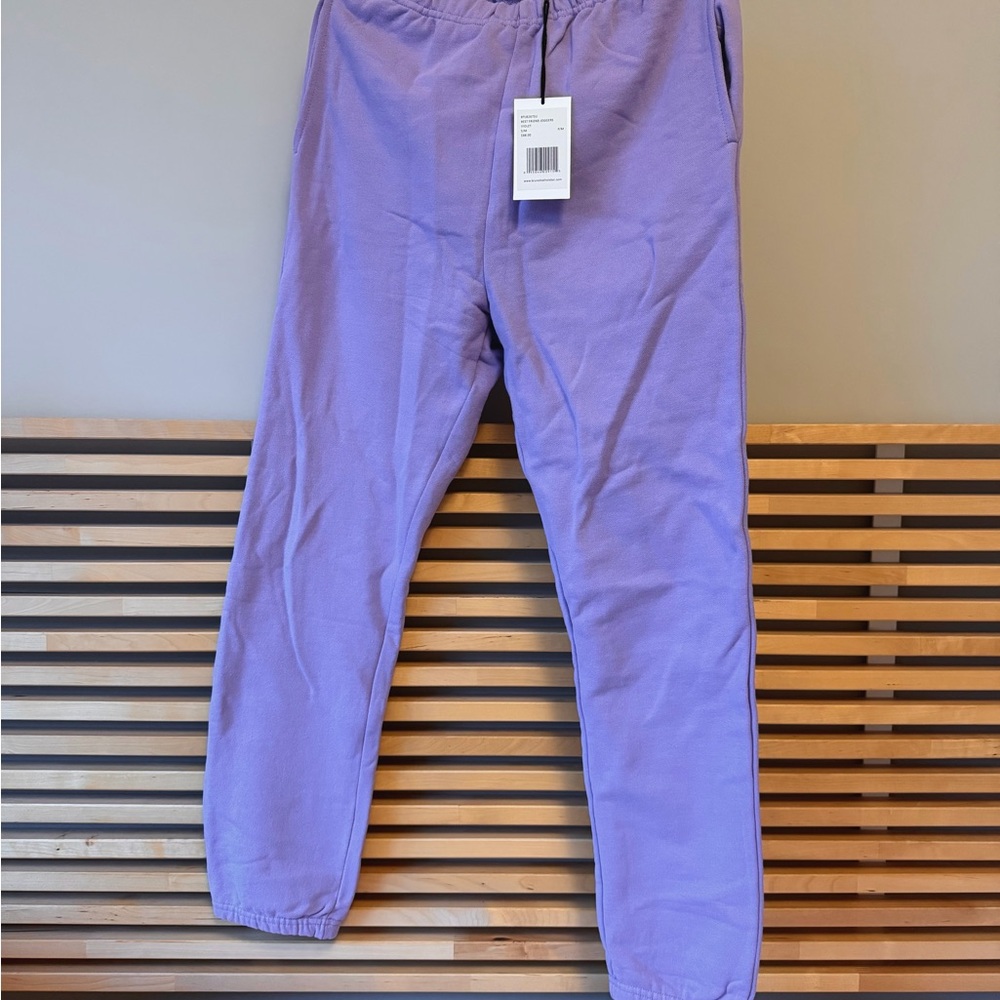 NWT Brunette The Label Lavender Joggers S/M